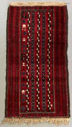 Semi-antique Persian Baluch Rug