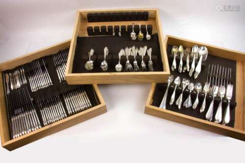 Tiffany Sterling Faneuil Flatware Service for (12)