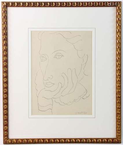 Henri Matisse Lithograph, Mourlot