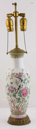 19th C. Chinese Vase/Lamp