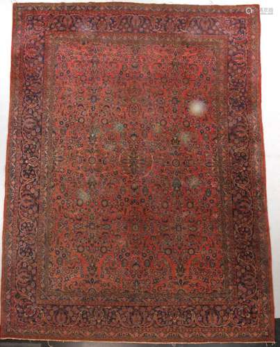 Antique Persian Keshan Rug