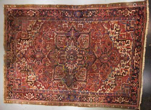 Antique Persian Heriz Rug