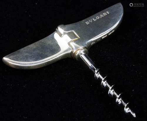 Bulgari Sterling Cork Screw