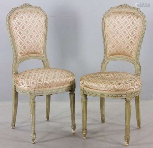 Pair of French Louis XVI-Style Chairs