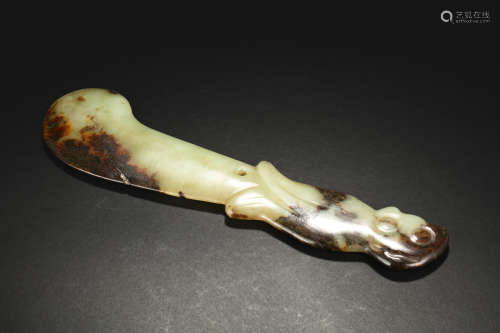 JADE CARVED RITUAL IMPLEMENT, GE