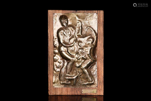 BRONZE CAST PLAQUE BY EL FUTURO KAILO