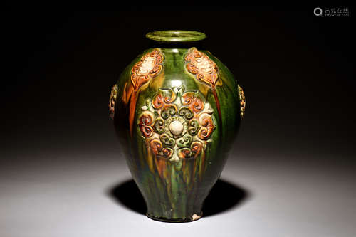 SANCAI 'FLOWERS' JAR