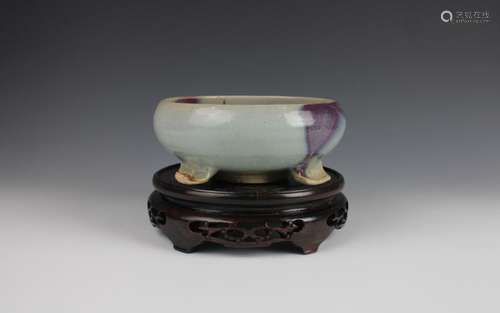 CHINESE PORCELAIN JUNYAO KILN CENSER