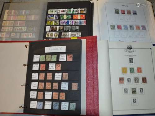 An extensive collection of GB and World postage stamps, on and off paper in stockbooks, albums and many loose, mainly 20th Century but also with some late 19th Century examples, to include 1d red postal entires and envelopes, German, Austrian, Belgian, French and French Colonies, Canada, etc. (qty)