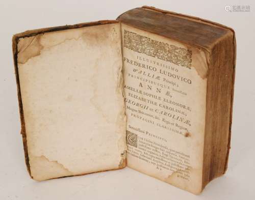 Bailey N - Universal English dictionary London 1740, A/F