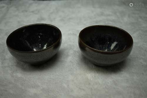 A Pair of Jian Ware Bowls