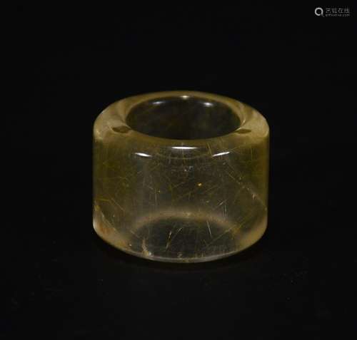 A Hairstone Thumb Ring