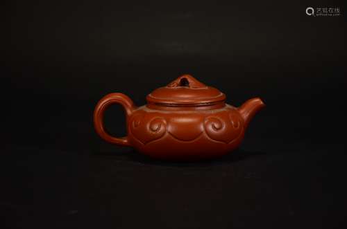 A Yixing Clay Teapot, Marked Gu Jingzhou