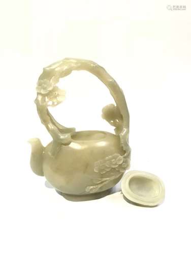 A Hetian Jade Teapot