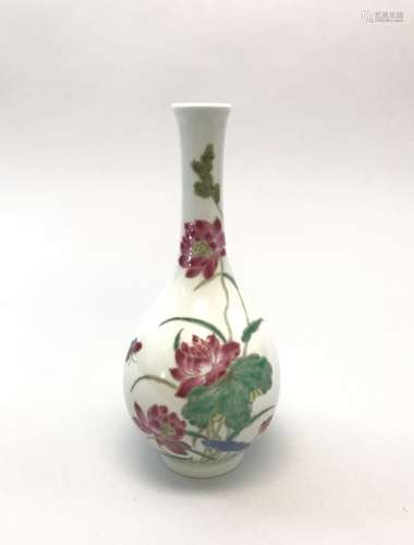 A Famille Rose Vase