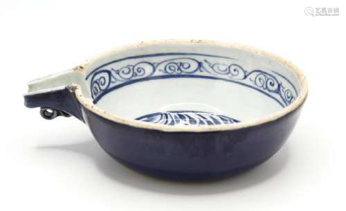 Blue and White Pouring Bowl