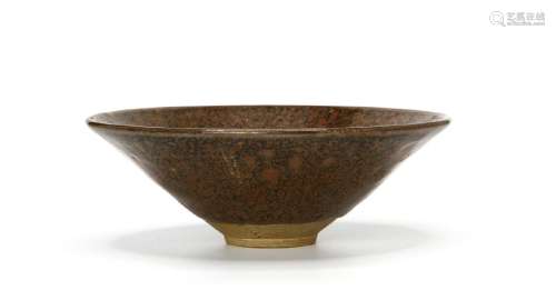 Chinese Henan Russet-Spotted Conical Bowl