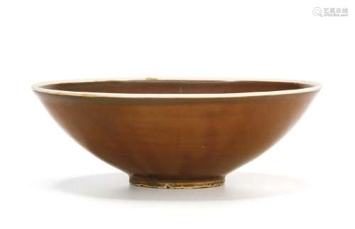 Ting Persimmon Glazed Petal Bowl