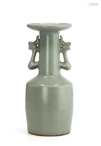 Rare Lungchuan Celadon Kinuta Vase