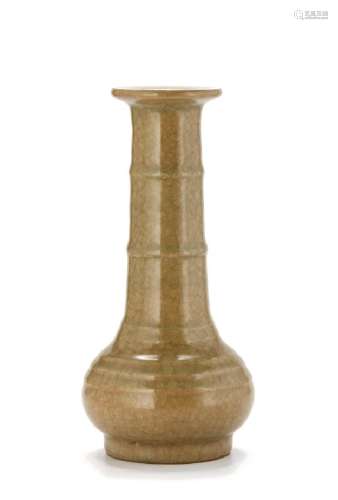 Chinese K'uan-Type Bamboo Neck Vase