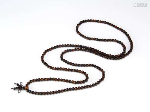 Chenxiang Wood Prayer Beads Necklace