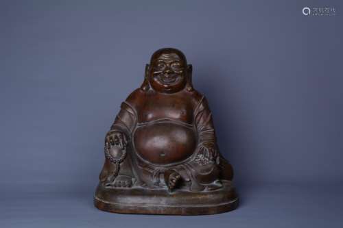 Chinese Bronze&Silver Mingle Buddha