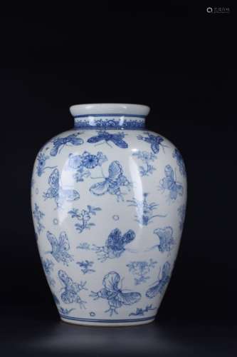 Chinese Blue and White Vase, Mark