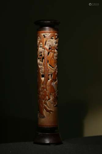 Chinese Bamboo Carved Perfumer