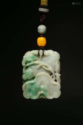 Chinese Jadeite Plaque