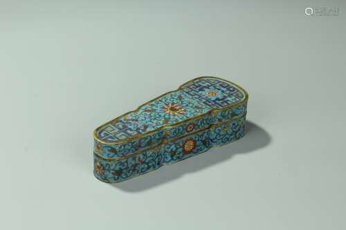 Qing Cloisonne Pen Cover Box