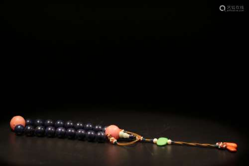Chinese Lapiz Beads Bracelet