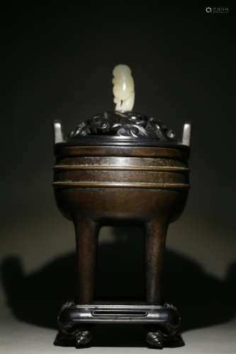 Chinese Triple Feet Burner w Stand