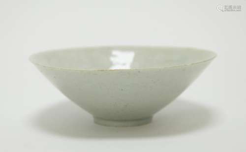 Chinese White Glazed Ceramic Bowl