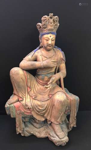 Chinese Large Wood Guanyin