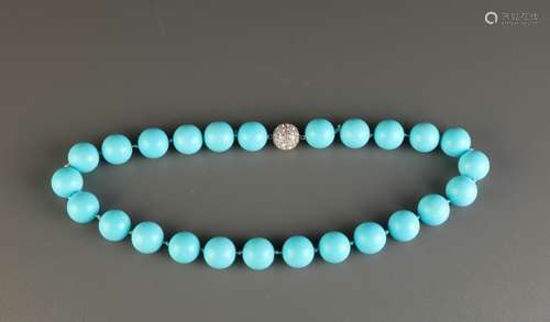 American Turquoise Beads Necklace