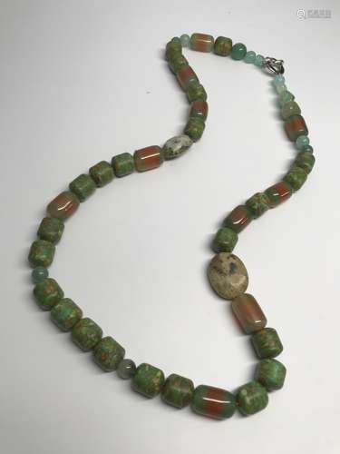 Agate and Gemstone Necklace