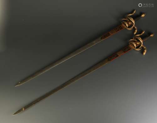 Pair of European Fighting Swords