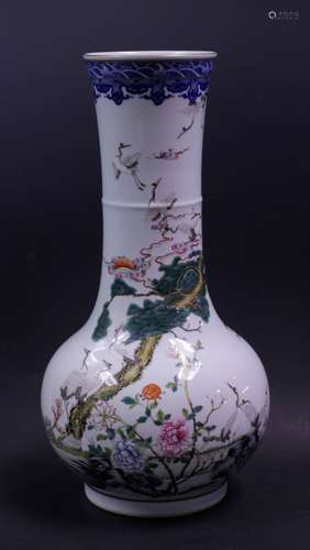 Chinese Famille Rose Porcelain Vase