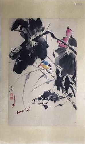 Chinese water color painting. Wang, XueTao