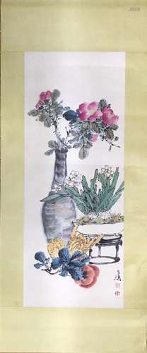 Chinese water color painting. Wang, Xuetao