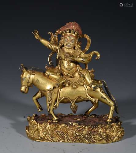 Chinese Gilt Bronze 