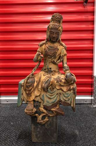 Chinese Iron Guanyin w/ Stand