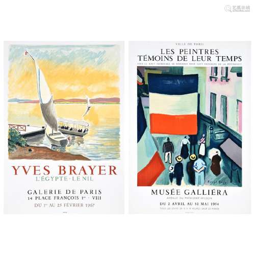 2 litho posters: After Yves Brayer & After Raoul Dufy