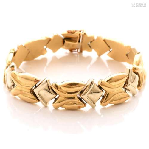 Gold Two-Tone Bracelet