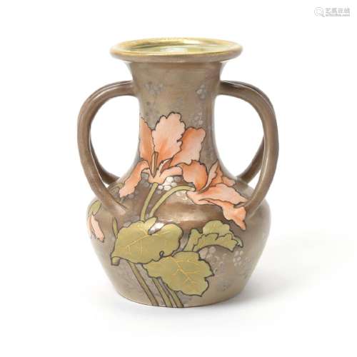 Amphora Vase with Tiger Lily