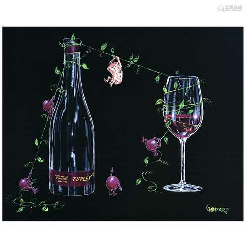 Michael Godard, Giclee print "Turley Wine"