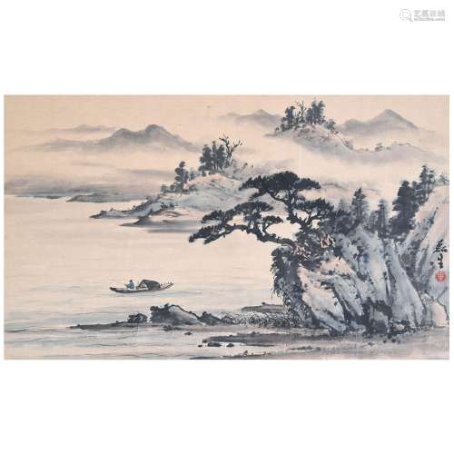 Huang Leisheng (b. 1928): Lakeside Landscape