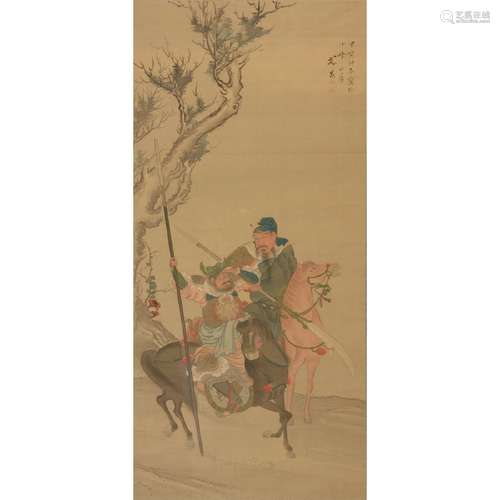 Attributed to Tani Buncho: Figural Painting