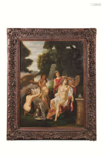 19世纪 油画众女神
