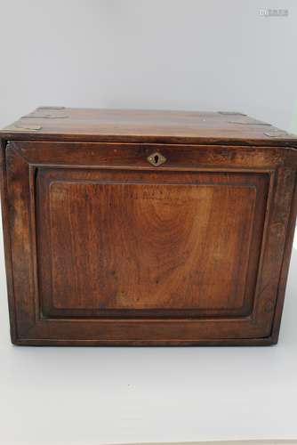 Chinese Huanghuali wood jewelry box.